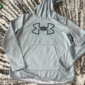 Under armour grey sweatshirt, size medium